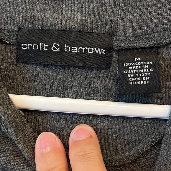 Bundle of 3  - Croft & Barrow Mock Neck 100% Cotton Medium Long Sleeve Shirt - Picture 11 of 11